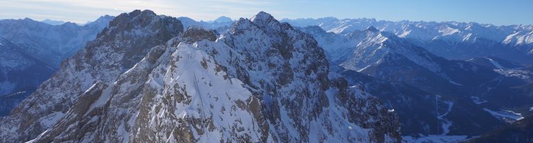 Winterbegehung Mittenwalder Klettersteig